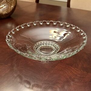Source Unknown Vintage Decorative Glass Bowl